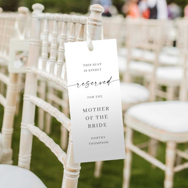 Plantilla de etiqueta de asiento reservada de eleg (Subido por el creador)