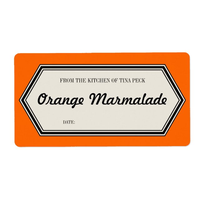 Plantilla de etiqueta de barra de barra de anclaje (Frente)