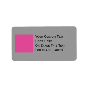 Plantilla de etiqueta de dirección