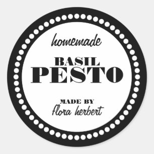 Plantilla de etiqueta de marco de punto redondo