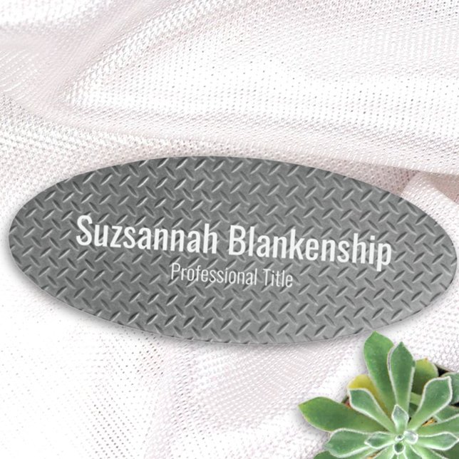 Plantilla de etiqueta de nombre de placa de diaman (Subido por el creador)