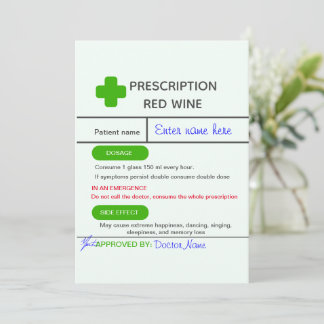 Plantilla de etiqueta de vino divertida editable