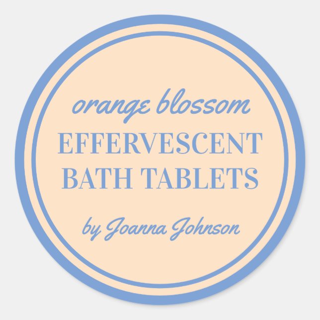 Plantilla de etiqueta para tabletas efervescentes  (Anverso)