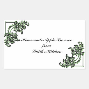 Plantilla de etiquetas de productos caseros - pega