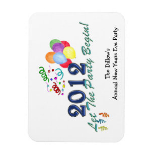 Plantilla de favor de imanes Fiesta 2012