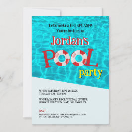 Plantilla de Fiesta de de de cumpleaños de diver