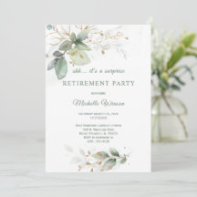 Plantilla de Fiesta de Jubilación Personalizada