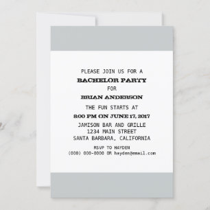 Plantilla de fiesta de soltero