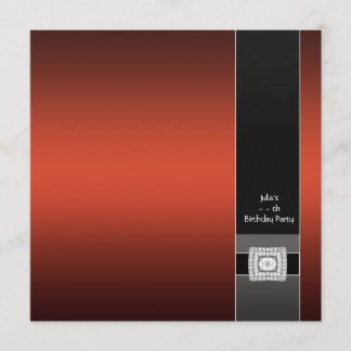Plantilla de fiesta roja contemporánea moderna