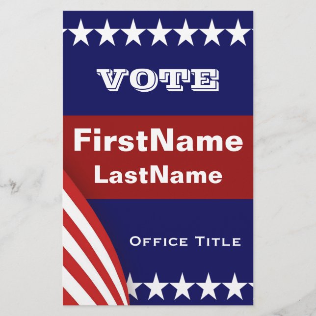 Plantilla de folleto de campaña (Frente)