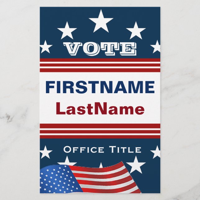 Plantilla de folleto de campaña (Frente)