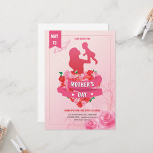 Plantilla de Folleto de Invitación a Evento del Dí