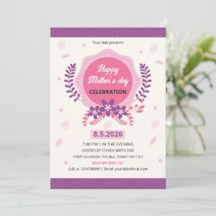 Plantilla de Folleto de Invitación para Evento del