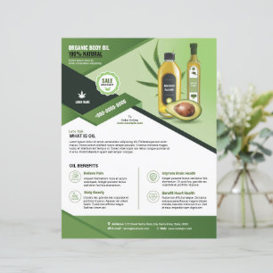 Plantilla de folleto de promoción de producto 