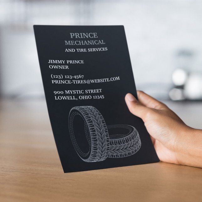 Plantilla de Folleto de Servicio de Neumáticos de  (Subido por el creador)