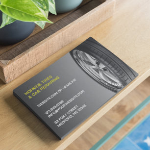 Plantilla de Folleto de Servicio de Neumáticos de 