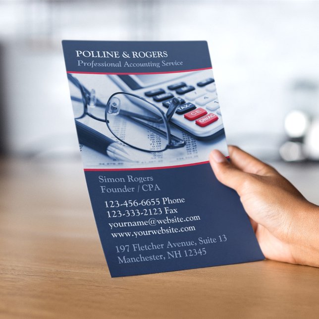 Plantilla de Folleto de Servicios de Contador Prof (Subido por el creador)