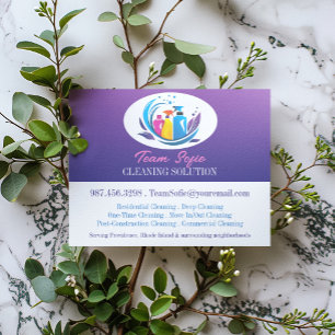 Plantilla de Folleto de Servicios de Limpieza Prof