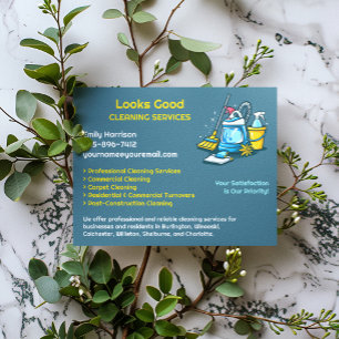 Plantilla de Folleto de Servicios de Limpieza Prof