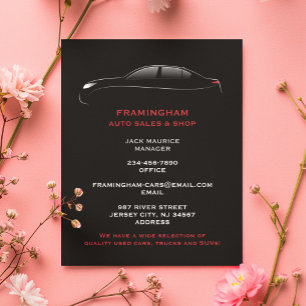 Plantilla de folleto de servicios de reparación au