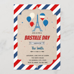 Plantilla de Folleto del Día de la Bastilla