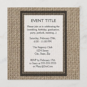 Plantilla de fondo burlap de color tostado