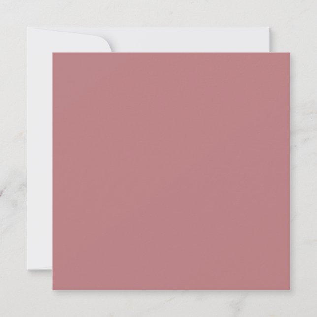 Plantilla de Fondo Rosa Polvoriento para Boda (Anverso)