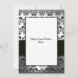 PLANTILLA DE FOTO DAMASCO NEGRO Y BLANCO