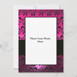 PLANTILLA DE FOTO DAMASCO ROSA PÚRPURA NEGRO ,fucs