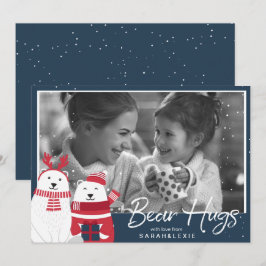 Plantilla de foto de abrazos de oso polar V2 ID851