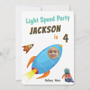 Plantilla de foto de astronauta héroe de la galaxi