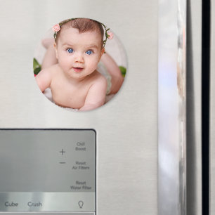Plantilla de foto de bebé regalo para niños imán