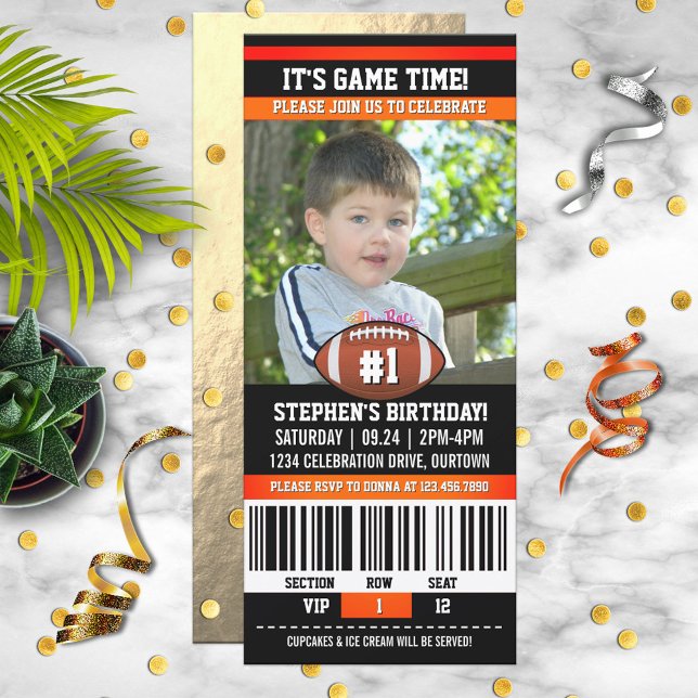 Plantilla de foto de cumpleaños de fútbol (Subido por el creador)