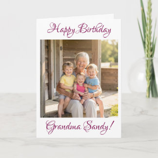 Plantilla de foto de cumpleaños personalizada para
