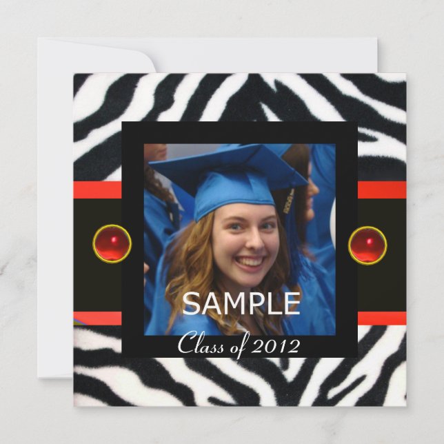 PLANTILLA DE FOTO DE MONOGRAMA DE PIEL DE CEBRA BL (Anverso)