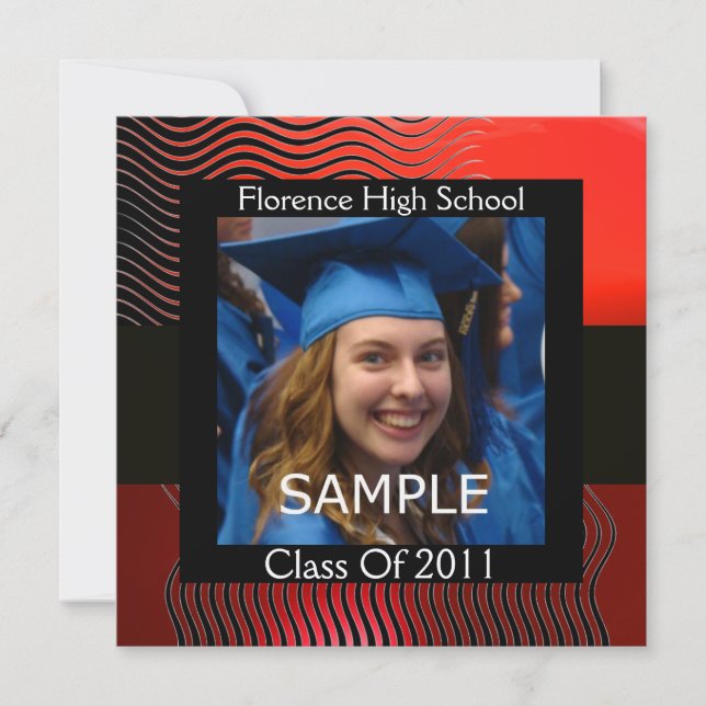 PLANTILLA DE FOTO DE ONDAS CON MONOGRAMA ELEGANTE, (Anverso)