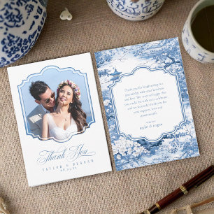 Plantilla de Foto de Patrón de Boda Chinoiserie ID