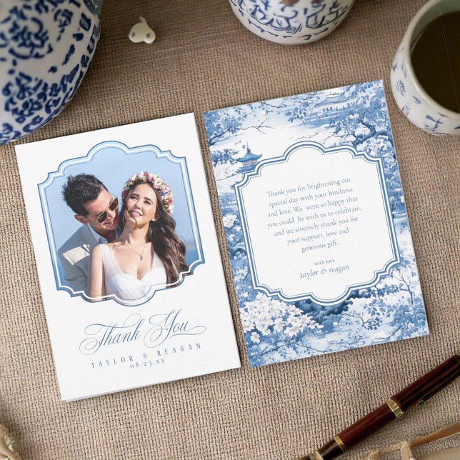 Plantilla de Foto de Patrón de Boda Chinoiserie ID (Subido por el creador)