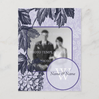 Plantilla de foto de tarjeta postal de boda para g