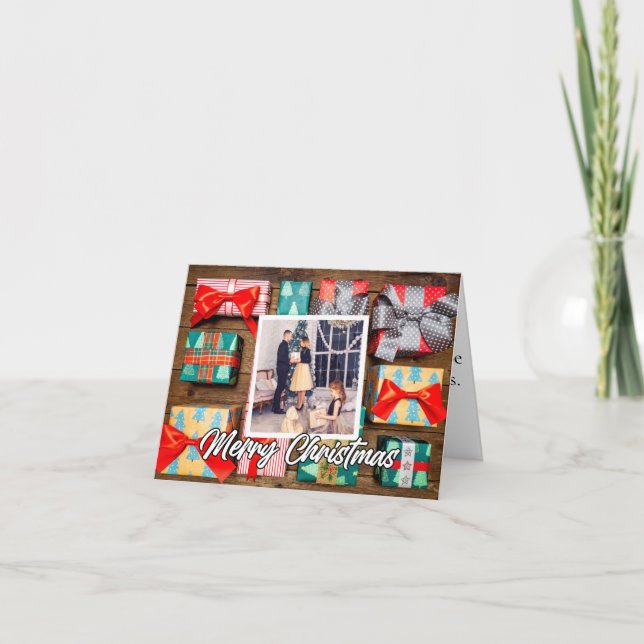 Plantilla de foto de vacaciones personalizadas de  (Anverso)
