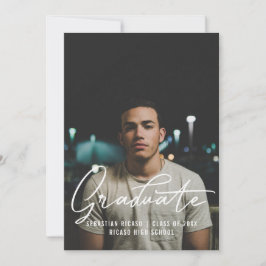 Plantilla de foto graduada personalizada
