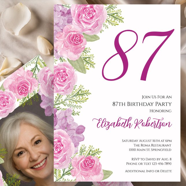 Plantilla de foto personalizada de rosas rosadas p (Subido por el creador)