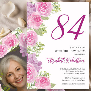 Plantilla de foto personalizada de rosas rosadas p