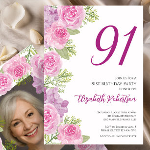 Plantilla de foto personalizada de rosas rosadas p