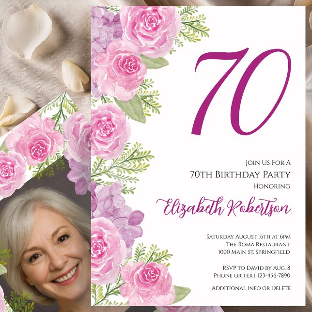 Plantilla de foto personalizada de rosas rosadas p (Subido por el creador)