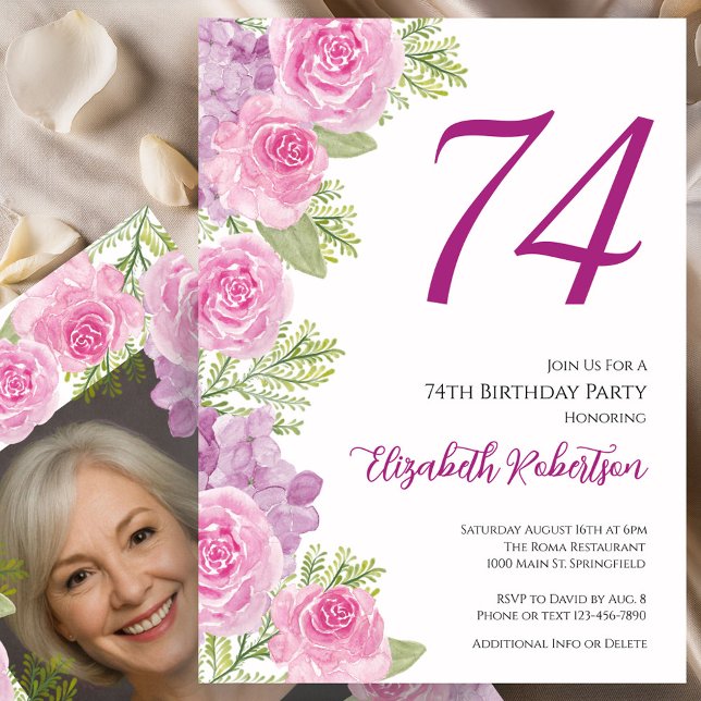 Plantilla de foto personalizada de rosas rosadas p (Subido por el creador)
