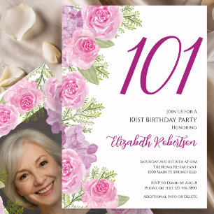 Plantilla de foto personalizada de rosas rosadas p