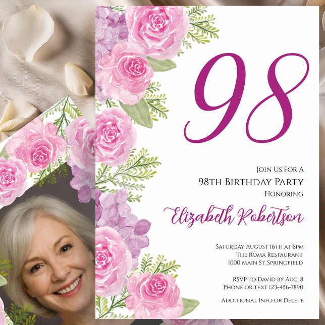 Plantilla de foto personalizada de rosas rosadas p (Subido por el creador)