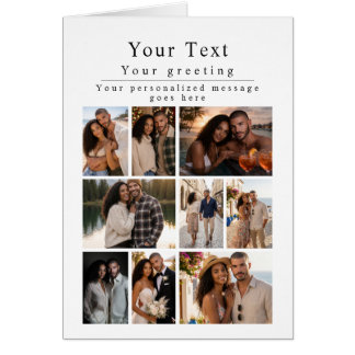 Plantilla de foto saludos Foto Personalizada