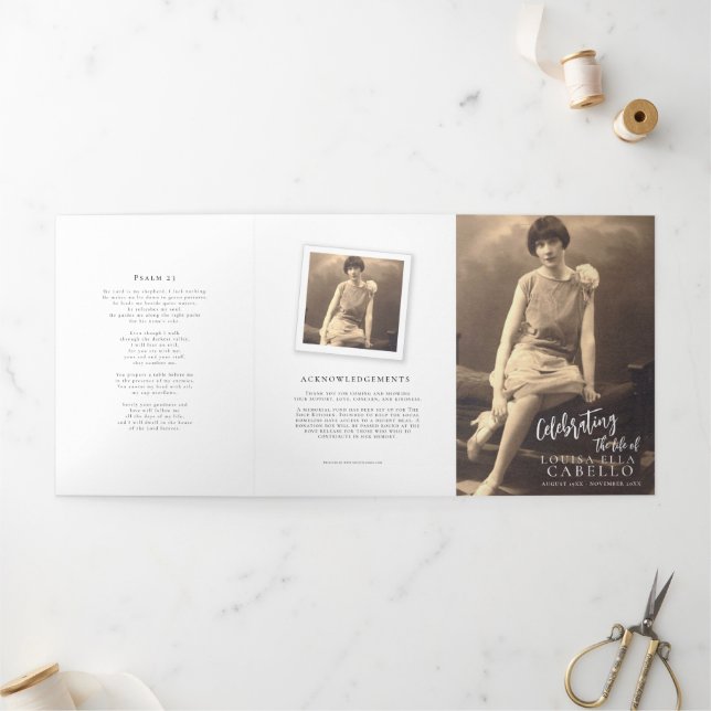 Plantilla de foto simple del programa de servicio  (Exterior)